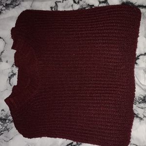 Burgundy Sweater